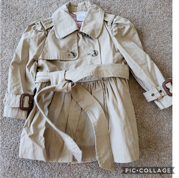 Ralph Lauren Other - New ralph lauren baby girl khaki trench pea coat 12 m